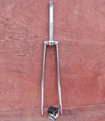 Fork: Chrome for Vintage Road Bicycles 1" Threaded w Headset