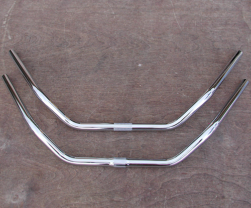 Handlebar: Classic Steer Horn Cruiser Bike Handle Bar 
