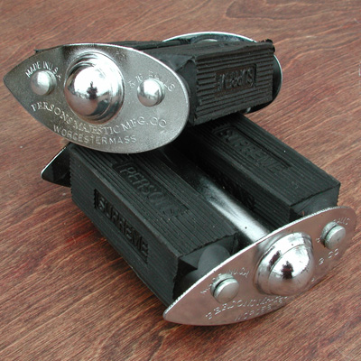 Pedal: Antique Repro Persons Tear Drop 1/2" Bicycle Pedals