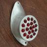 Reflector: Vintage Bike Persons Deluxe rear Jeweled Reflector
