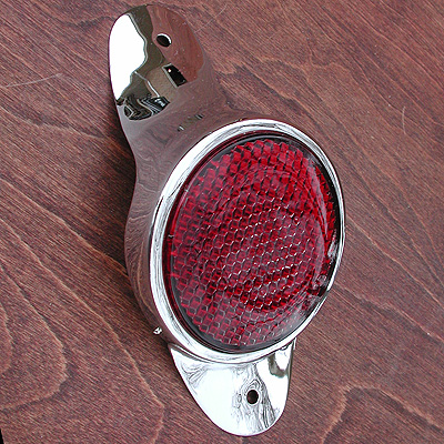 Reflector: Schwinn Black Phantom Bike Glass Reflector
