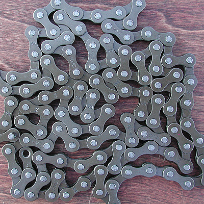Chains: KMC 5-6 Speed Bicycle Chain 3/32" in Black or Silver